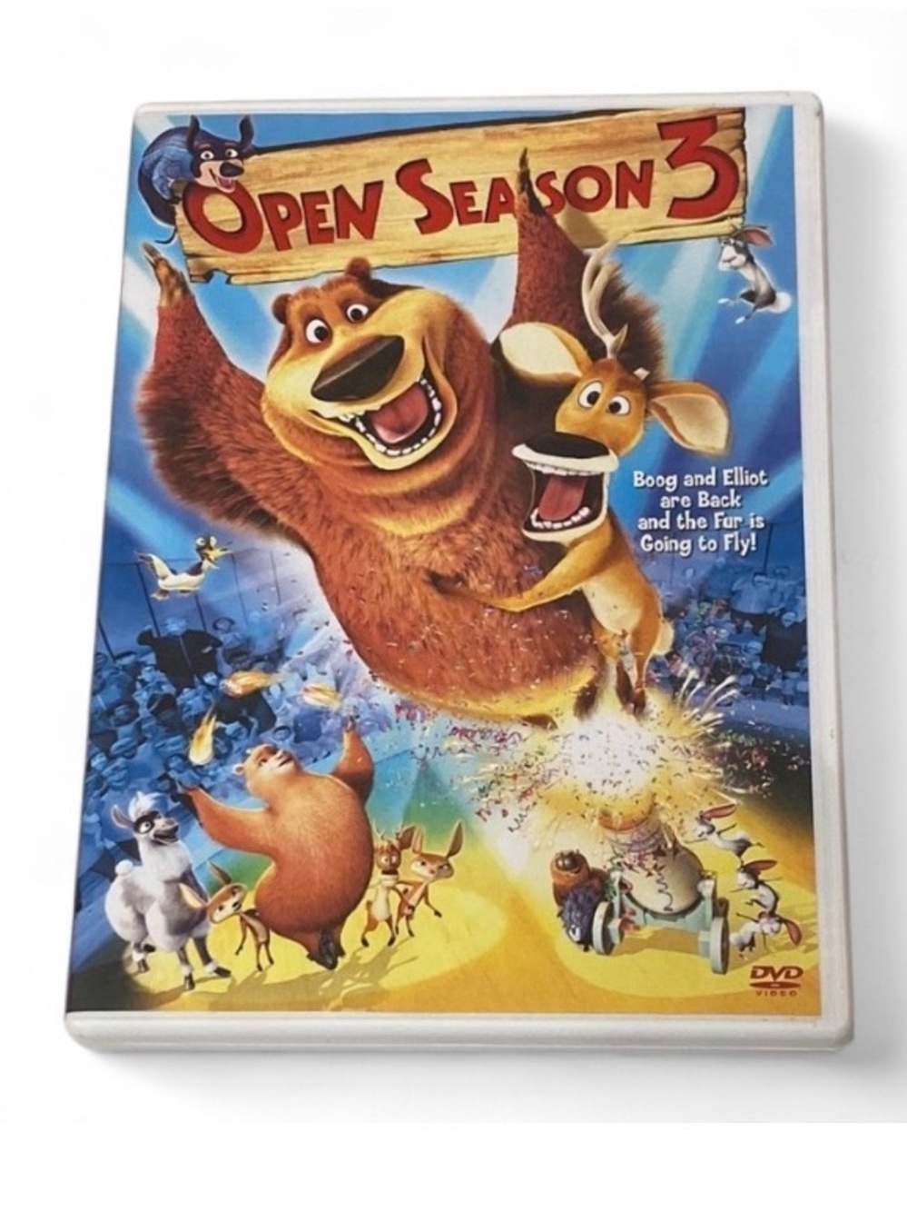 Open Season 3 DVD Animated Movie Boog Elliot Family Comedy Adventure